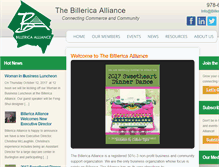 Tablet Screenshot of billerica-alliance.org